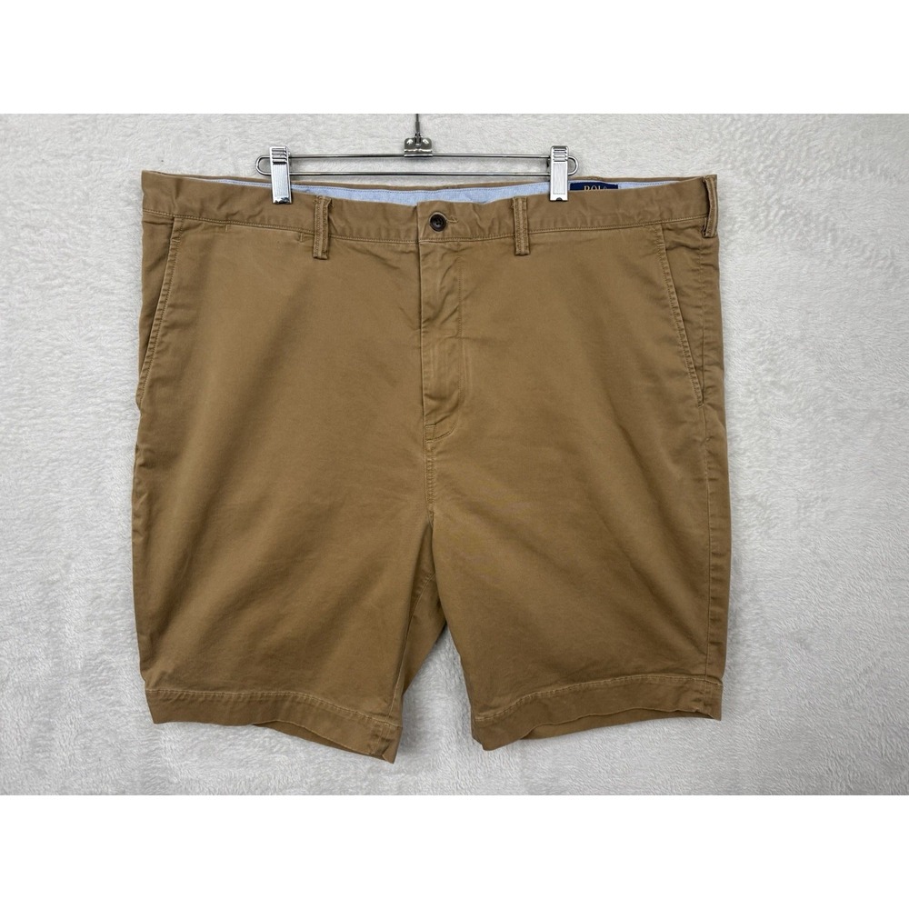 Polo Ralph Lauren Stretch Classic Fit Chino Shorts Men's 42 Khaki Preppy Golf